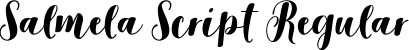 Salmela Script Regular font - salmela.ttf