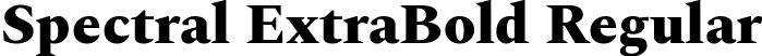 Spectral ExtraBold Regular font - spectral-extrabold.ttf