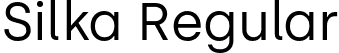 Silka Regular font - Silka-Regular.otf