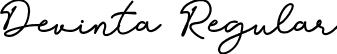 Devinta Regular font - Devinta-WyJzV.ttf