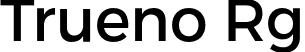 Trueno Rg font - TruenoRg.otf