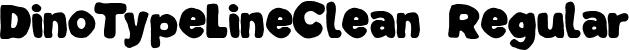 DinoTypeLineClean Regular font - dinotypelineclean.ttf