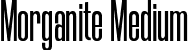 Morganite Medium font - morganite-medium.ttf