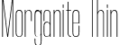 Morganite Thin font - morganite-thin.ttf