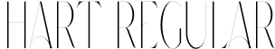 Hart Regular font - Hart.otf