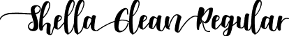 Shella Clean Regular font - shella-clean-dafont.ttf