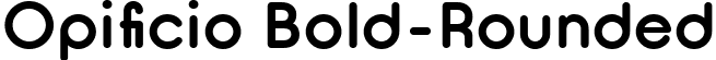 Opificio Bold-Rounded font - opificio-bold-rounded.ttf