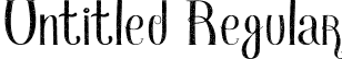 Untitled Regular font - monster.ttf