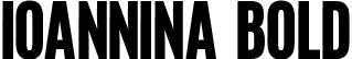 Ioannina Bold font - Ioannina Bold.otf