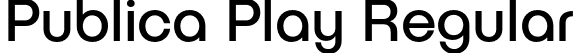 Publica Play Regular font - facetype-publicaplay-regular.otf