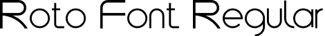 Roto Font Regular font - RotoFont-Rp9vv.otf