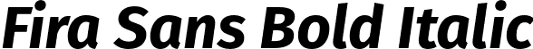 Fira Sans Bold Italic font - FiraSans-BoldItalic.otf
