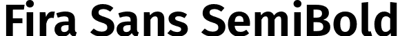 Fira Sans SemiBold font - FiraSans-SemiBold.otf