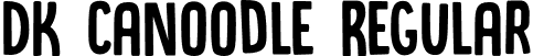 DK Canoodle Regular font - DK Canoodle.otf