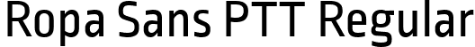Ropa Sans PTT Regular font - lettersoup - RopaSansPTT-Regular.ttf