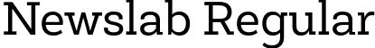 Newslab Regular font - Latinotype - Newslab.otf