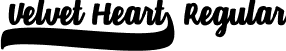 Velvet Heart* Regular font - Velvet Heart Font.ttf