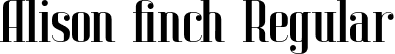 Alison finch Regular font - Alison finch.otf.otf