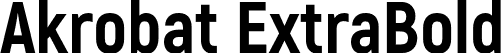 Akrobat ExtraBold font - Akrobat-ExtraBold.otf