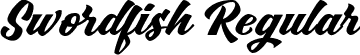 Swordfish Regular font - Swordfish.ttf