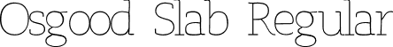 Osgood Slab Regular font - OsgoodSlab-Regular.otf