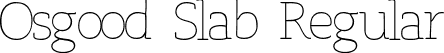 Osgood Slab Regular font - OsgoodSlab-Regular.ttf