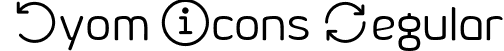 Byom Icons Regular font - Byom-IconsTrial.ttf