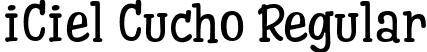 iCiel Cucho Regular font - Cucho.otf