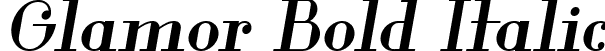 Glamor Bold Italic font - GlamorBoldItalic-4B7DB.ttf