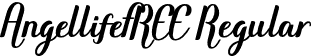 AngellifeFREE Regular font - ANGELLIFE_FREE.otf