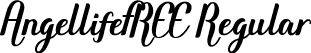 AngellifeFREE Regular font - ANGELLIFE_FREE.ttf