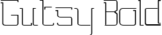 Gutsy Bold font - Gutsy-Bold.ttf