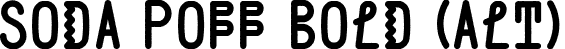 Soda Popp Bold (Alt) font - Soda Popp - Bold (Alt).ttf