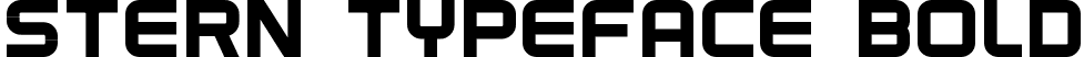 Stern Typeface Bold font - Stern Typeface Bold_3.ttf