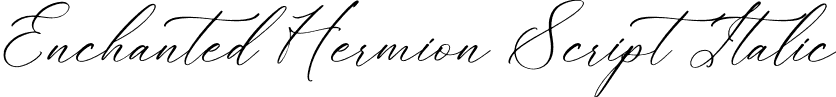 Enchanted Hermion Script Italic font - Enchanted-Hermion-Script-Italic.otf