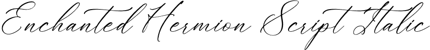 Enchanted Hermion Script Italic font - Enchanted-Hermion-Script-Italic.otf