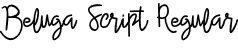 Beluga Script Regular font - belugascript.otf