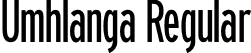 Umhlanga Regular font - umhlanga-regular.otf