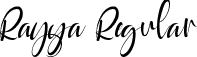 Rayya Regular font - Rayya-axyWx.ttf