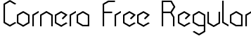 Cornera Free Regular font - Corner-Regular.otf