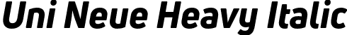 Uni Neue Heavy Italic font - fontfabric-unineueheavy-italic.otf