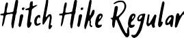 Hitch Hike Regular font - Hitch-hike.otf