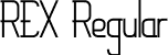 REX Regular font - Rex.ttf