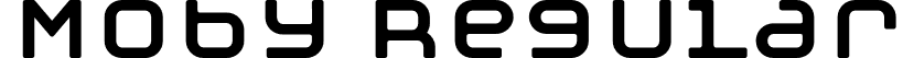 Moby Regular font - Moby_Regular.otf