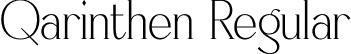 Qarinthen Regular font - Qarinthen.otf