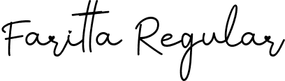 Faritta Regular font - Faritta.ttf
