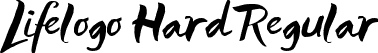 Lifelogo Hard Regular font - Lifelogo Hard.ttf