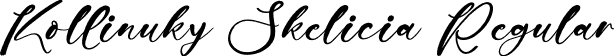 Kollinuky Skelicia Regular font - Kollinuky-Skelicia.otf