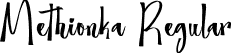 Methionka Regular font - Methionka.otf