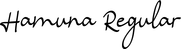 Hamuna Regular font - Hamuna.ttf